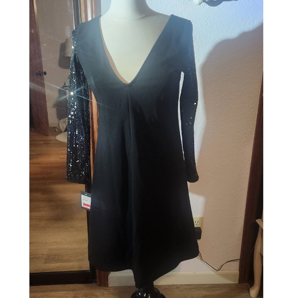 Marina Black Prom Dress Sz 4